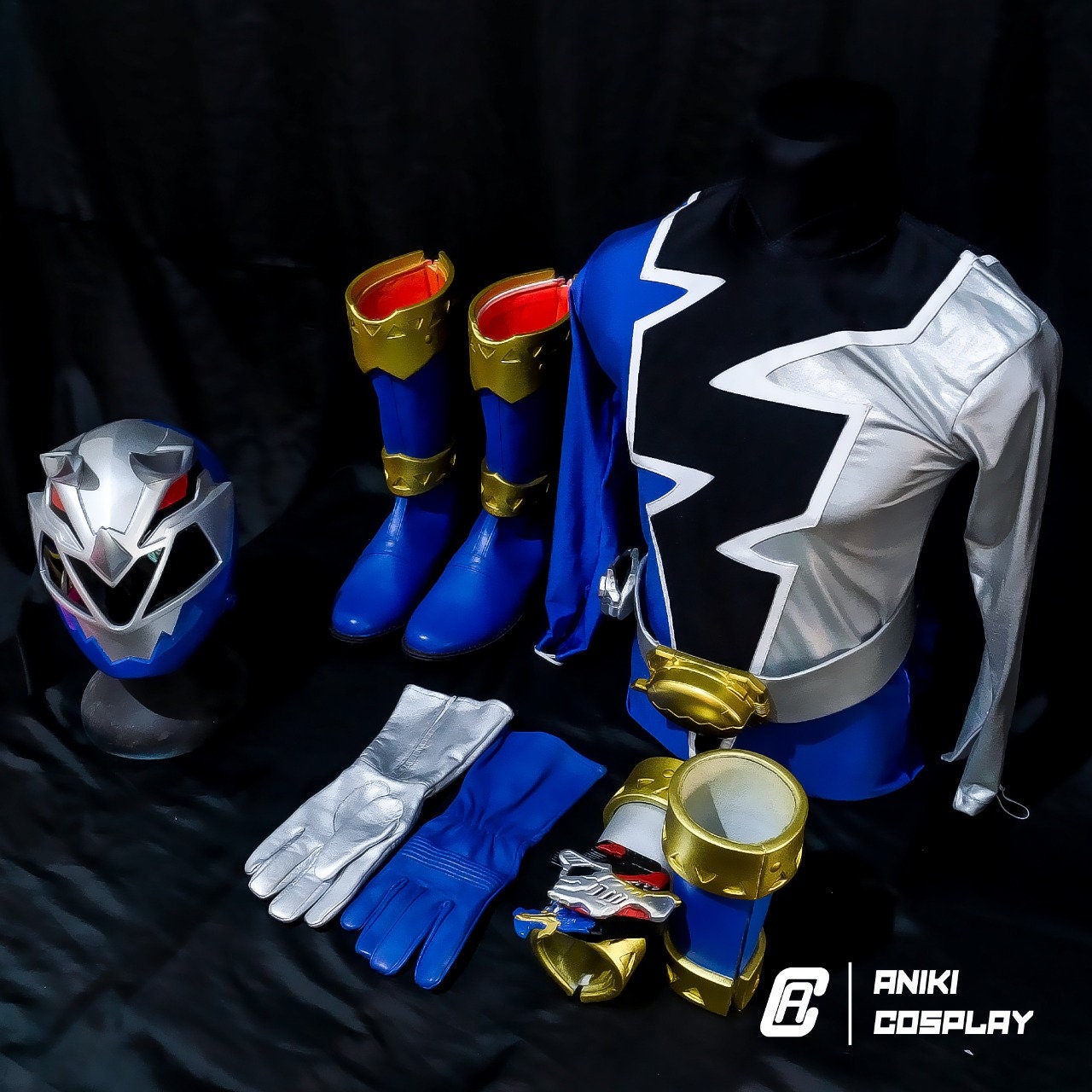 ANIKI Dino Fury Ranger Sentai Cosplay Costume Set