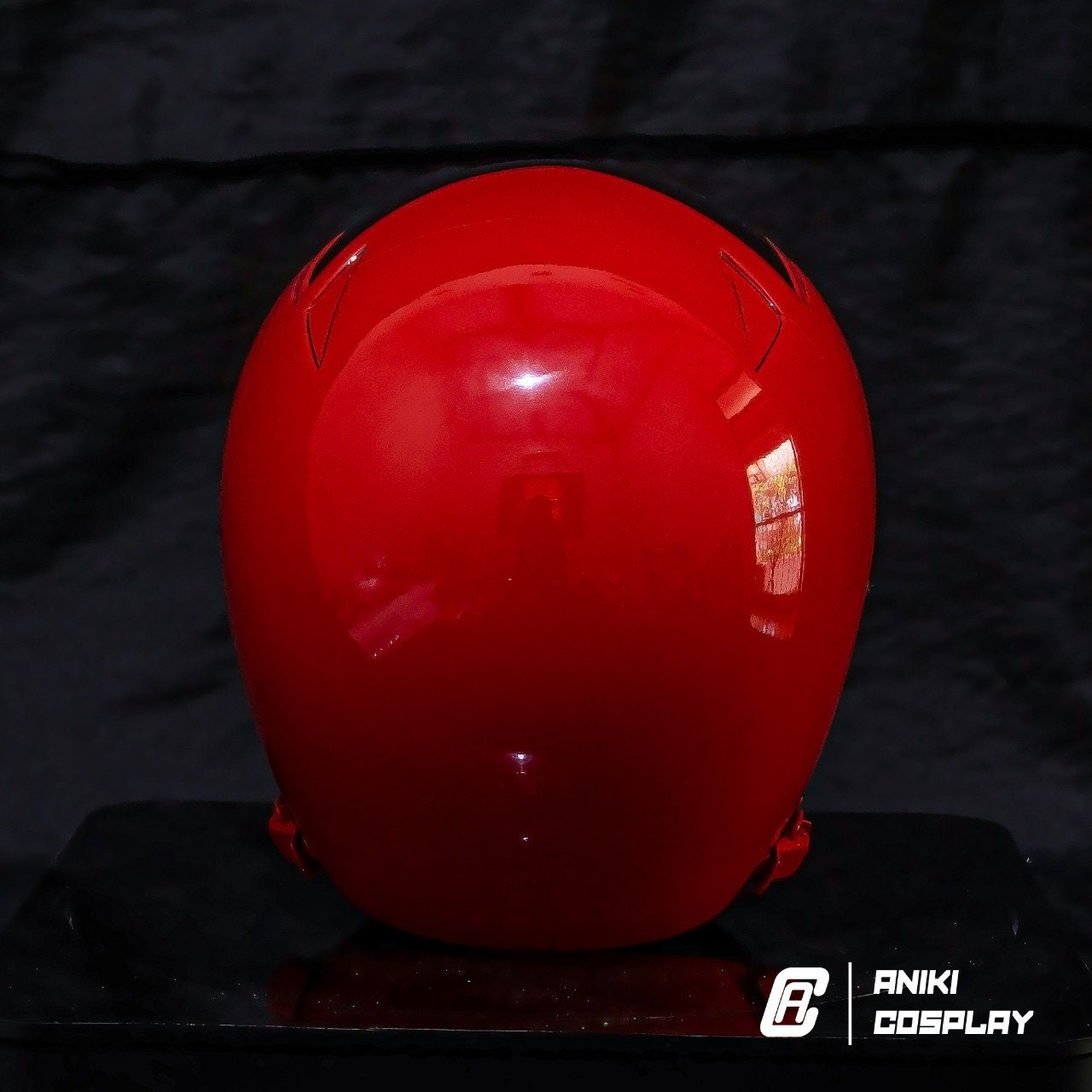 ANIKI Ranger Turbo RED Cosplay Collectible Helmet (With Lights)