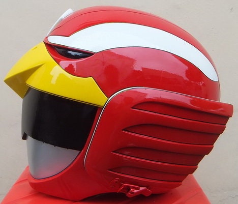 ANIKI RANGER Red Falcon Super Sentai Cosplay Collectible Helmet Mask