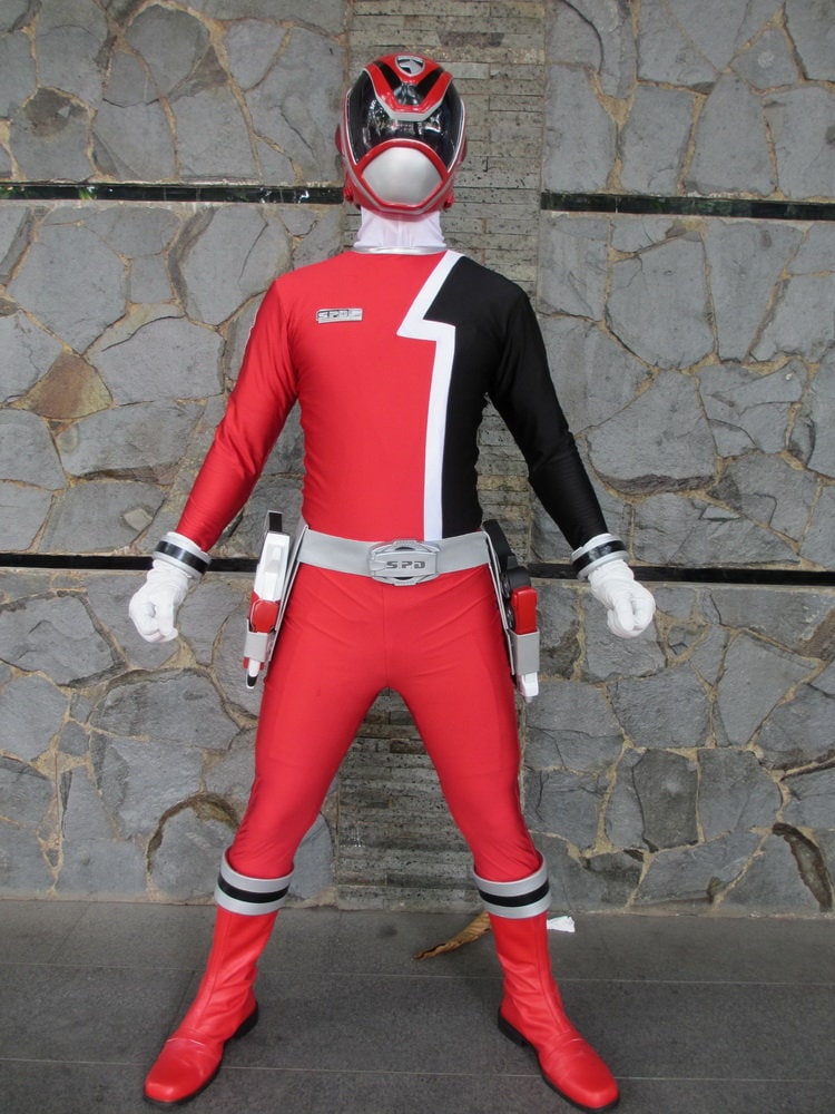 ANIKI SPD Ranger Full Cosplay Costume (Custom Size)