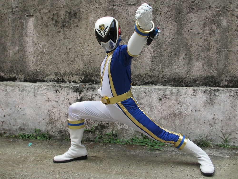 ANIKI SPD Ranger Full Cosplay Costume (Custom Size)