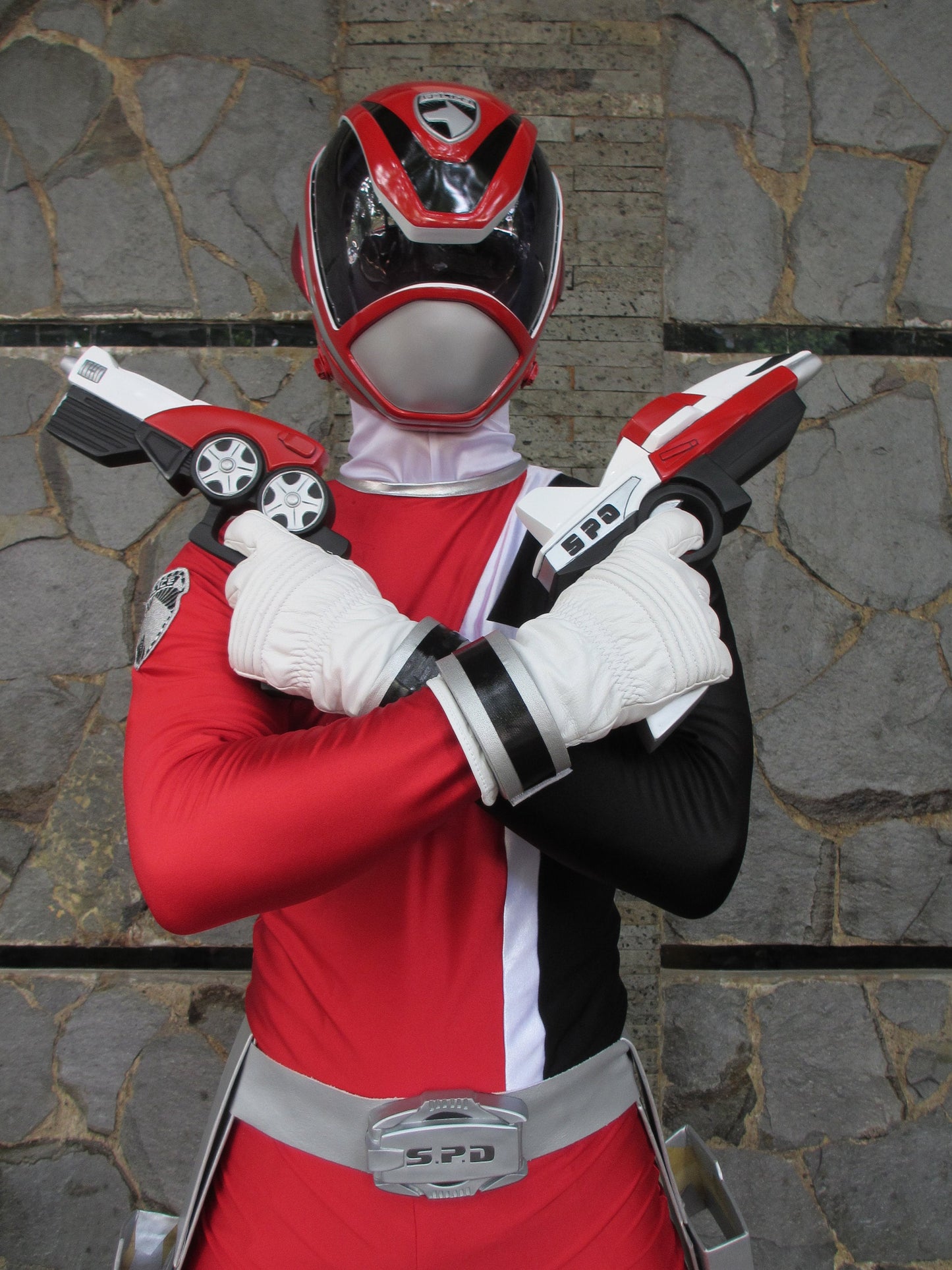 ANIKI SPD Ranger Full Cosplay Costume (Custom Size)