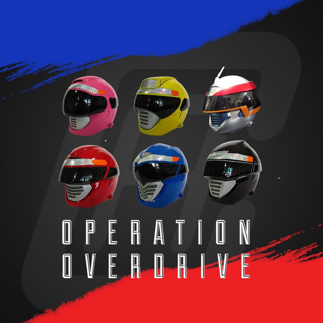 ANIKI Operation Overdrive Ranger Cosplay Collectible Helmet