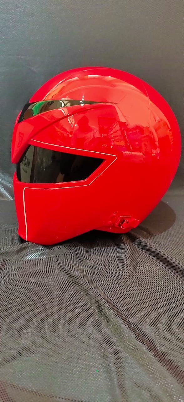 ANIKI MASKMAN Red Black Ranger Sentai Cosplay Collectible Helmet Mask
