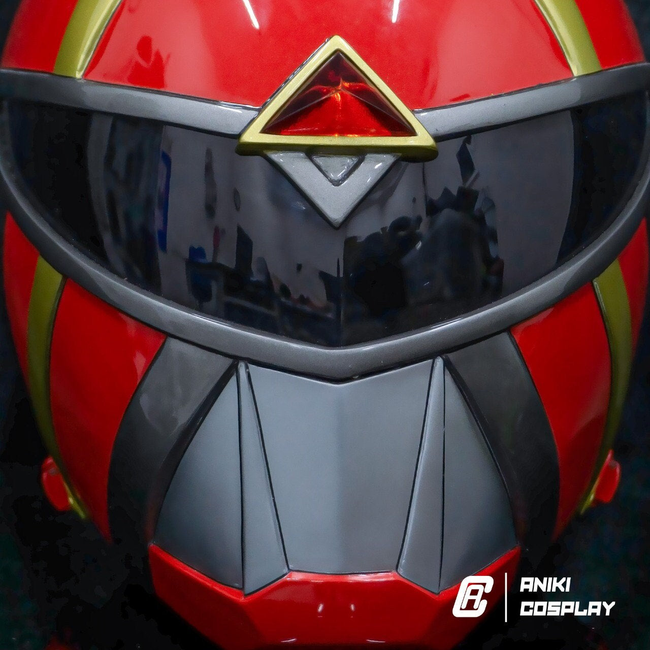 ANIKI Omega Ranger Boom Studio Ranger Cosplay Collectible Helmet Mask