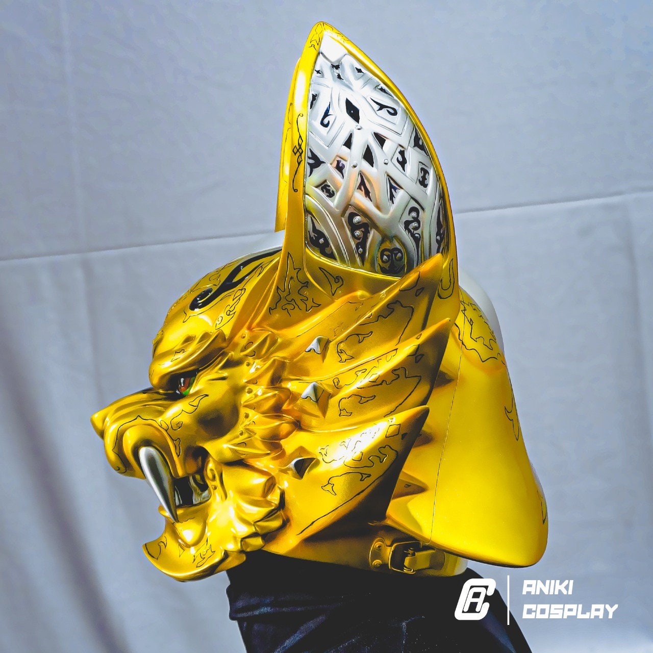 ANIKI GARO Golden Knight Cosplay Collectible Helmet Mask