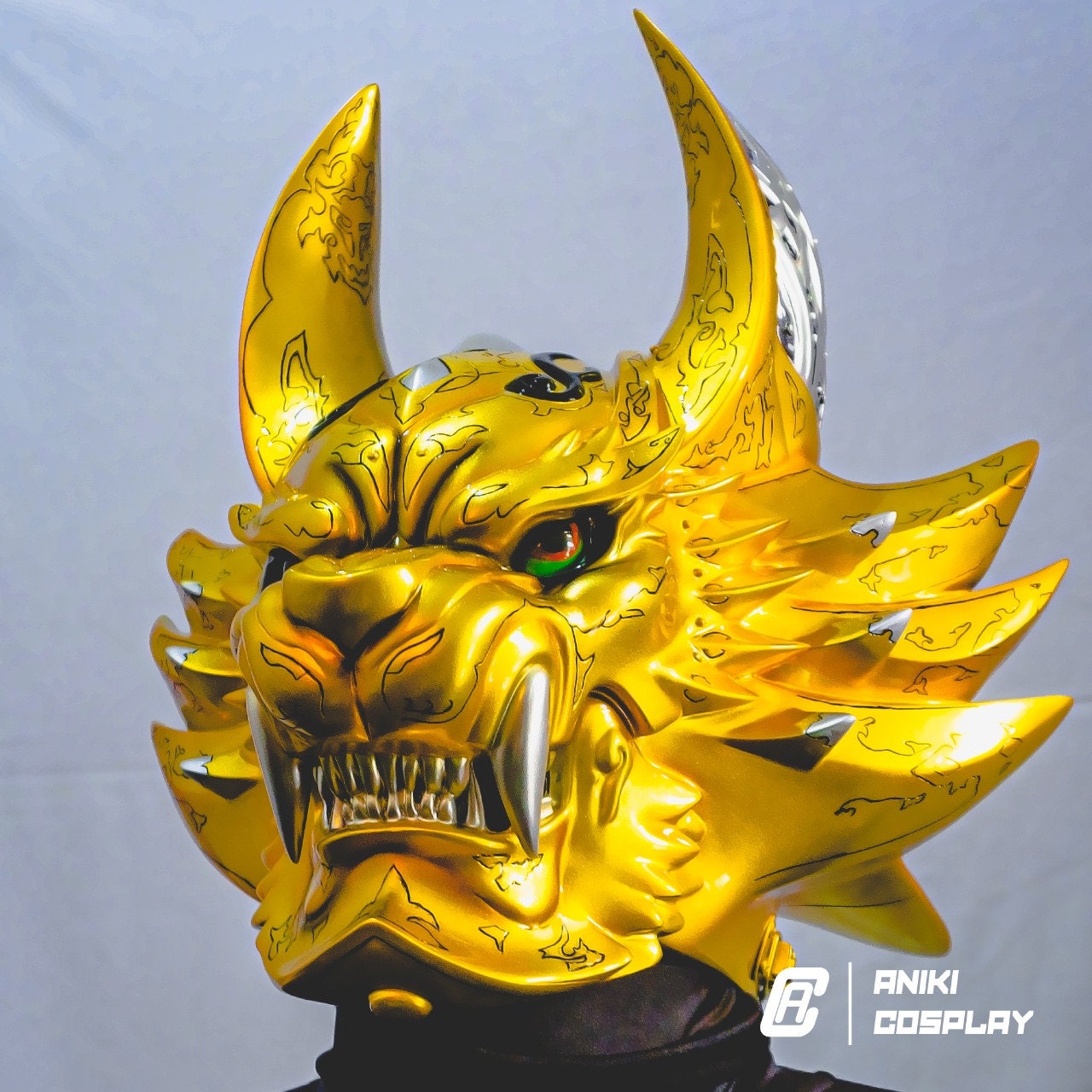 ANIKI GARO Golden Knight Cosplay Collectible Helmet Mask