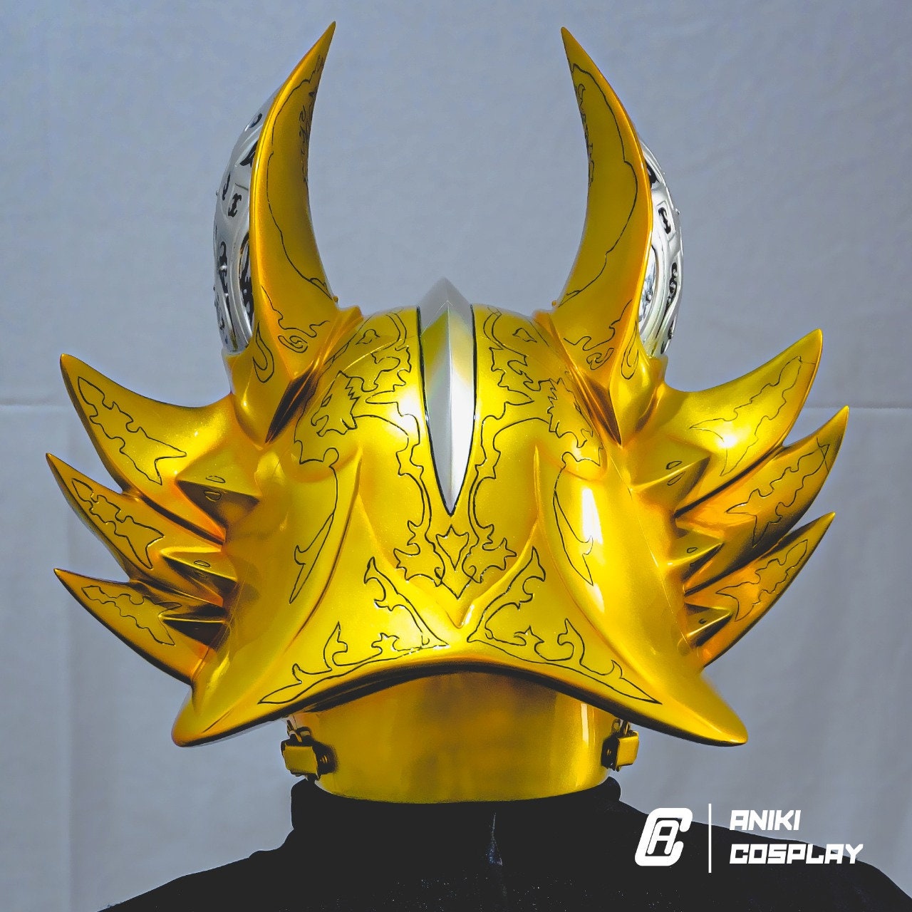 ANIKI GARO Golden Knight Cosplay Collectible Helmet Mask