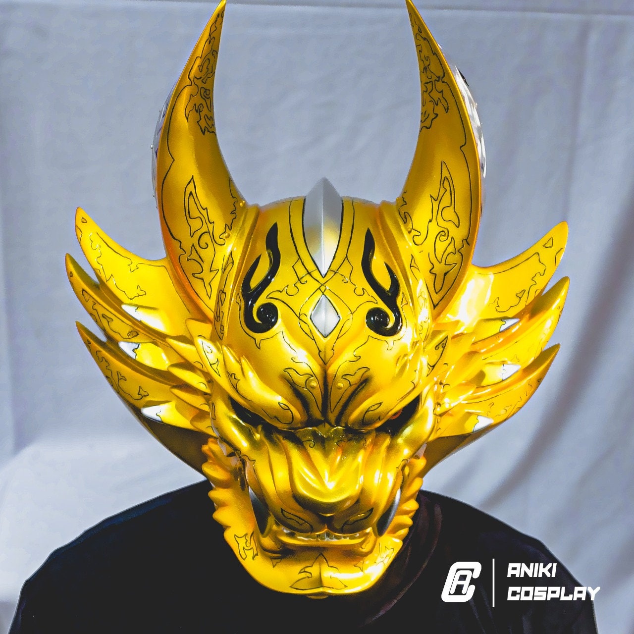 ANIKI GARO Golden Knight Cosplay Collectible Helmet Mask