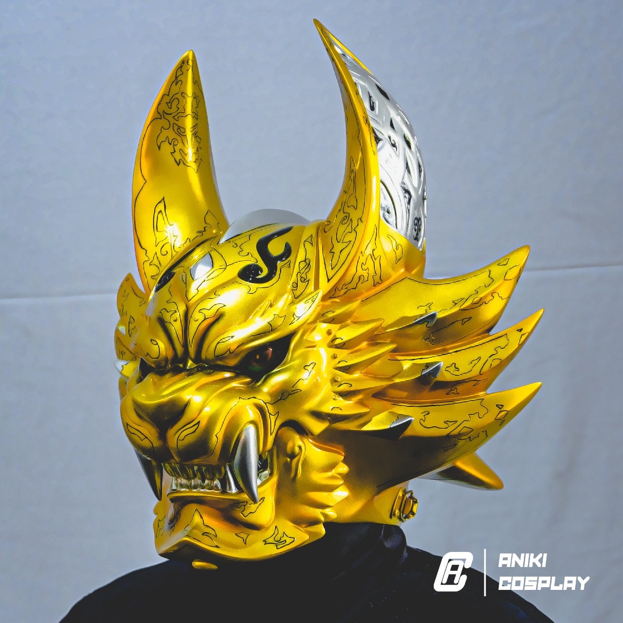 ANIKI GARO Golden Knight Cosplay Collectible Helmet Mask