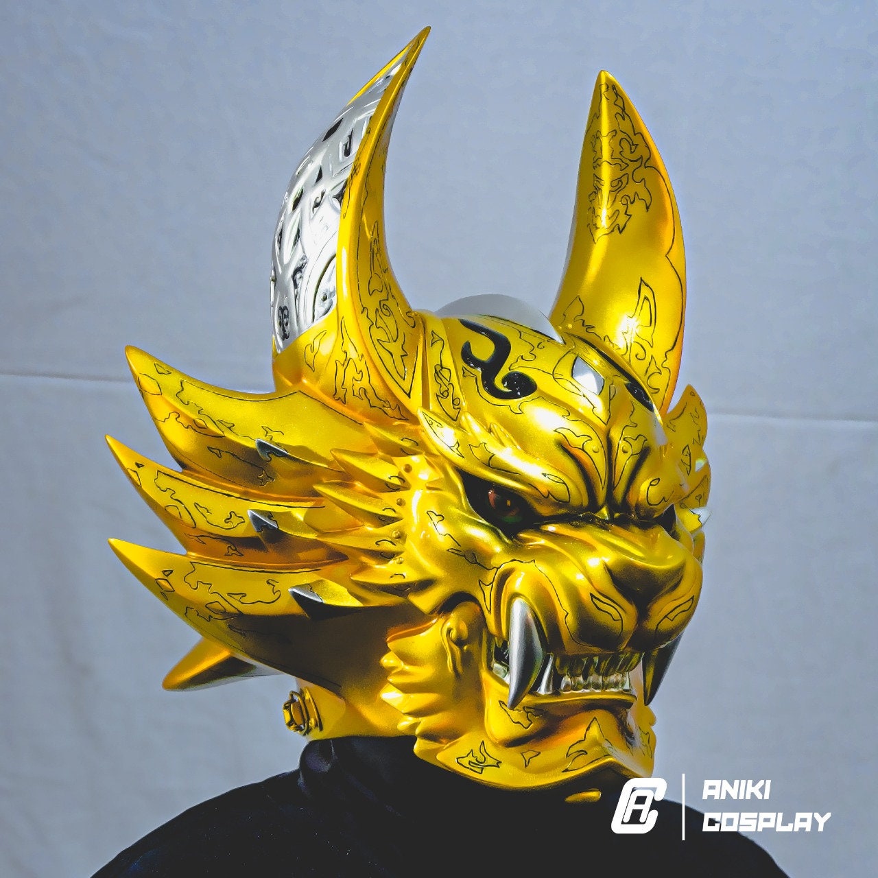ANIKI GARO Golden Knight Cosplay Collectible Helmet Mask