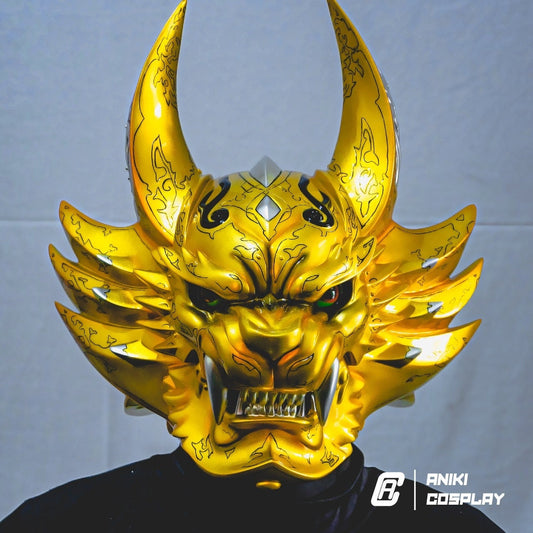 ANIKI GARO Golden Knight Cosplay Collectible Helmet Mask