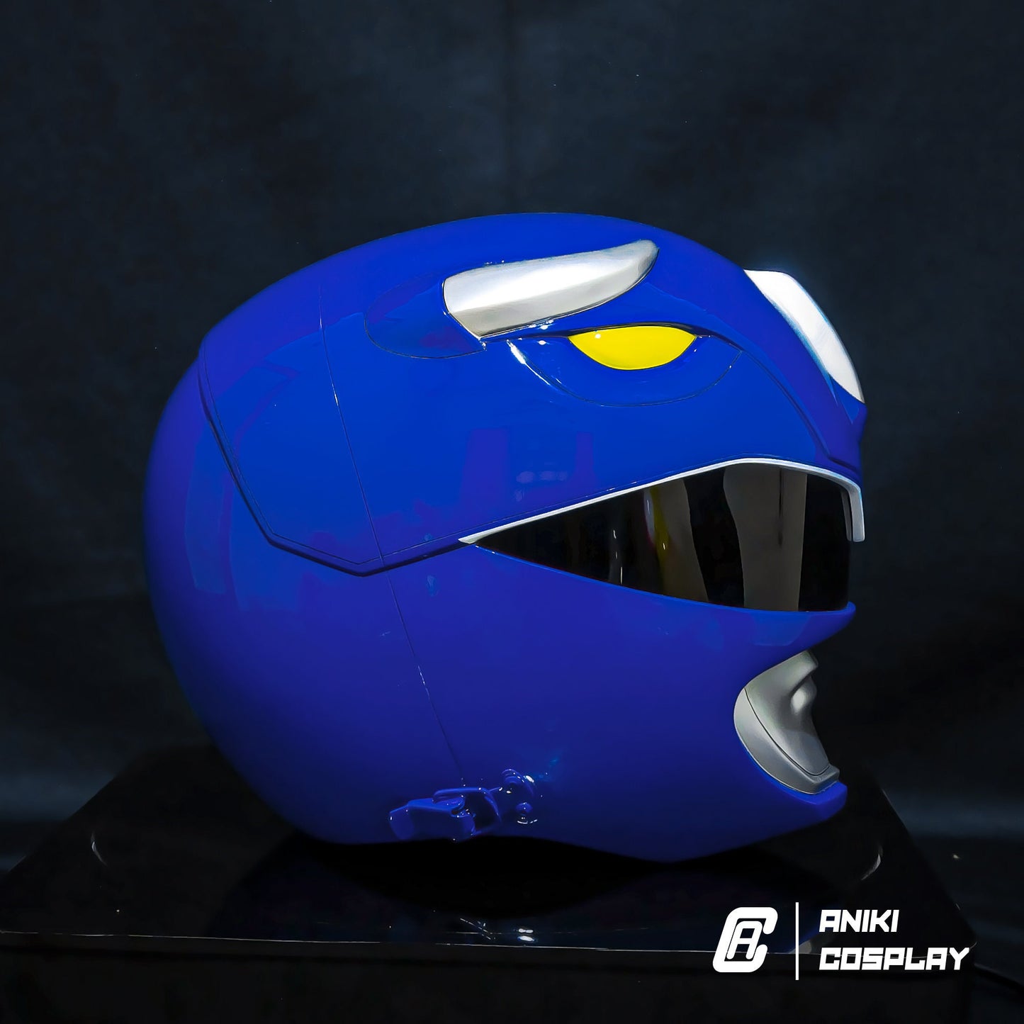 ANIKI Blue MMPR Ranger Cosplay Helmet Collectible Mask Replica