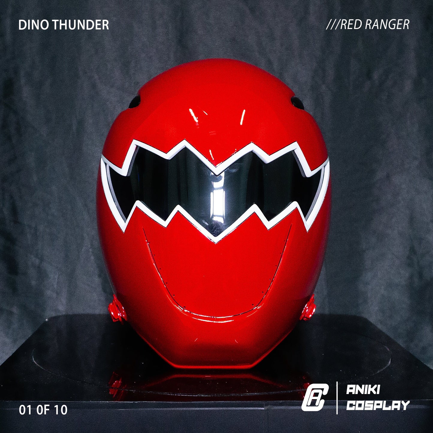 ANIKI Ranger Dino Thunder Red / Blue / Yellow Cosplay Collectible Helmet