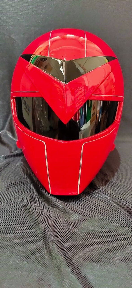 ANIKI MASKMAN Red Black Ranger Sentai Cosplay Collectible Helmet Mask