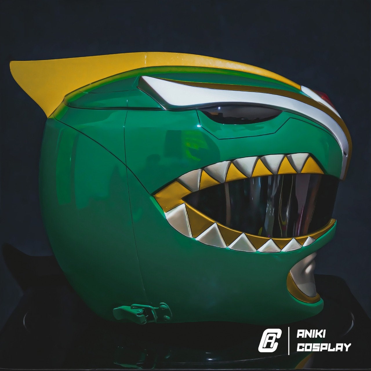 ANIKI GREEN 2014 BITS Ranger Helmet Cosplay Collectible Mask