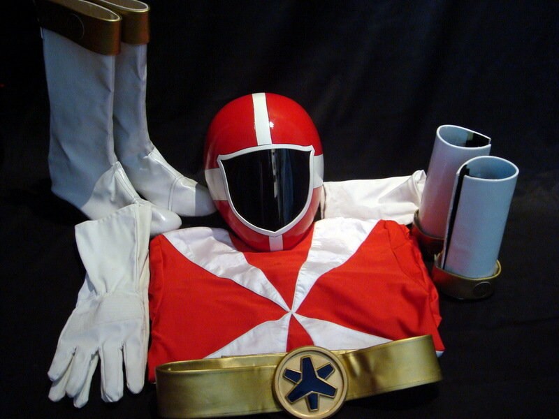 ANIKI Lightspeed rescue GOGO Ranger Cosplay Full Costume