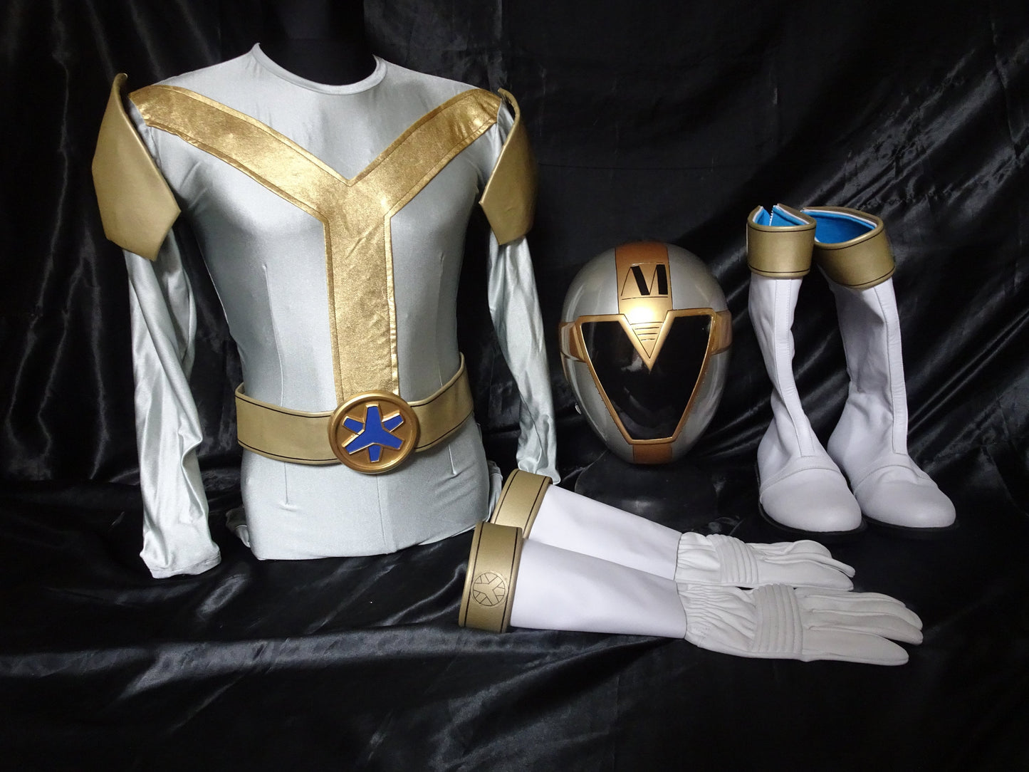 ANIKI Lightspeed rescue GOGO Ranger Cosplay Full Costume