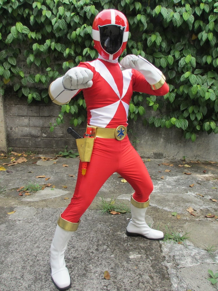 ANIKI Lightspeed rescue GOGO Ranger Cosplay Full Costume