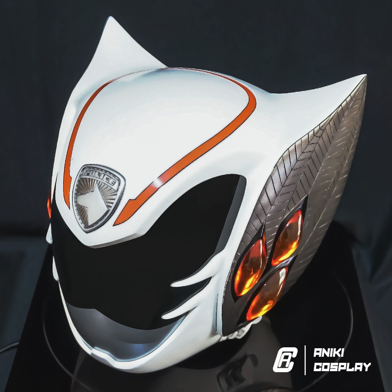 ANIKI KAT Ranger SPD Deka Swan Cosplay Collectible Helmet Mask Replica