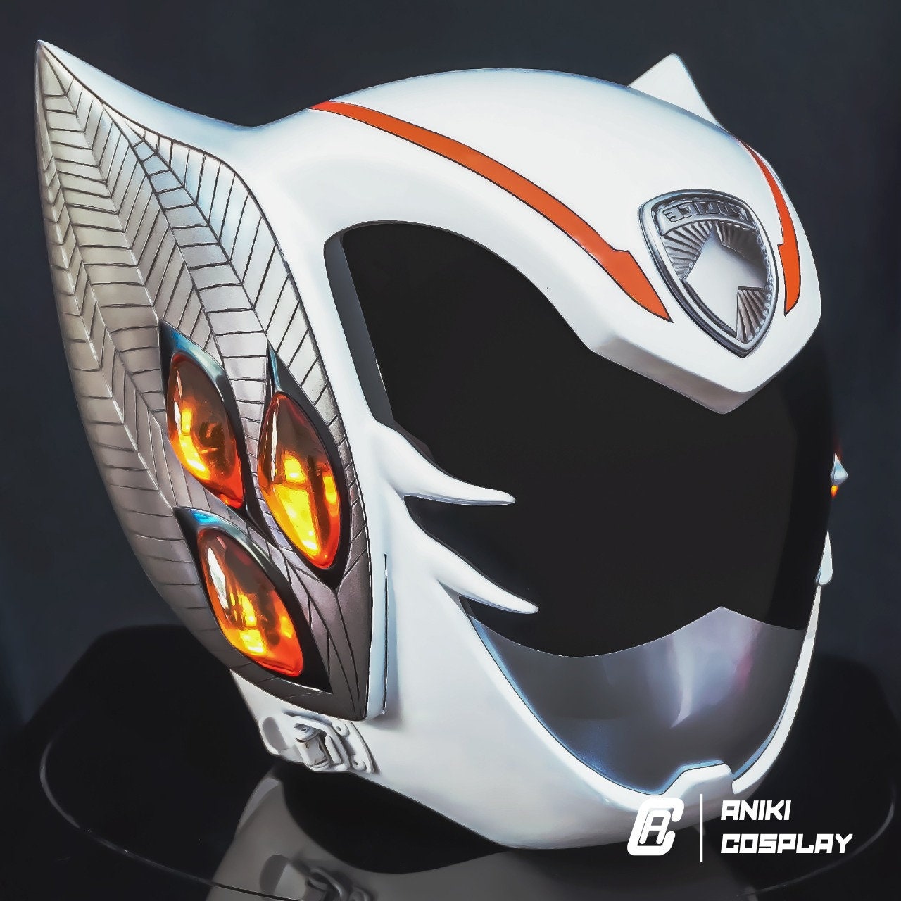 ANIKI KAT Ranger SPD Deka Swan Cosplay Collectible Helmet Mask Replica