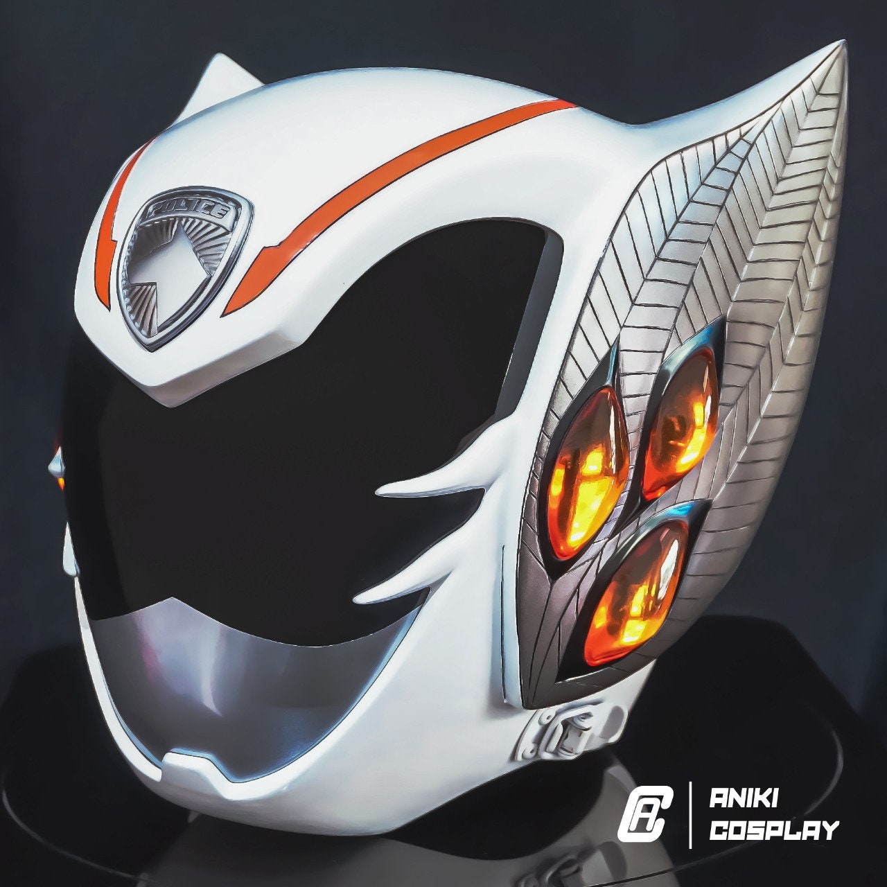 ANIKI KAT Ranger SPD Deka Swan Cosplay Collectible Helmet Mask Replica