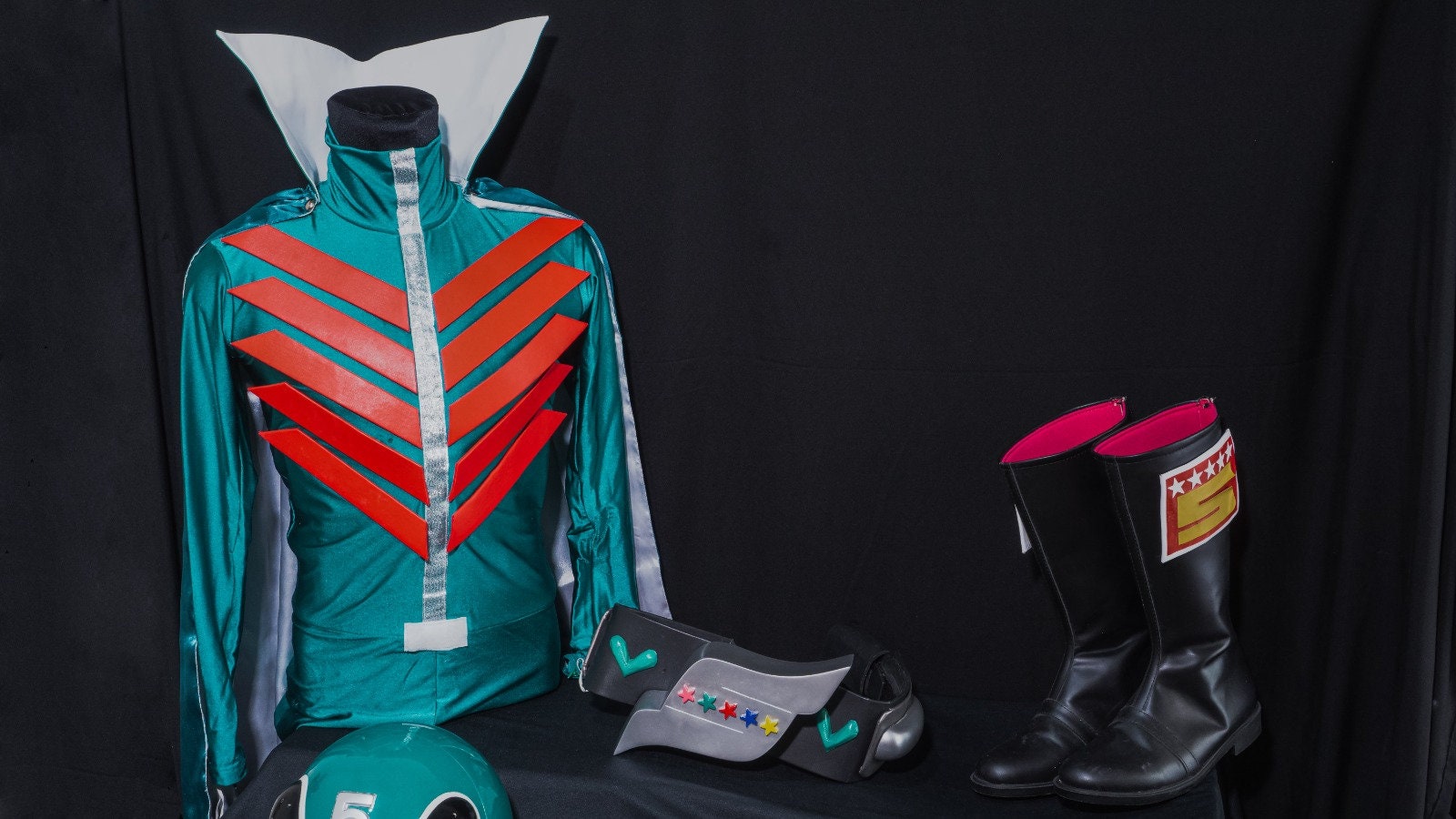 ANIKI Goranger Cosplay Costume Sentai Mido Ranger Fullset (READY STOCK)