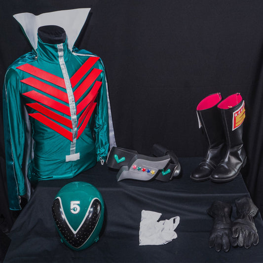 ANIKI Goranger Cosplay Costume Sentai Mido Ranger Fullset (READY STOCK)