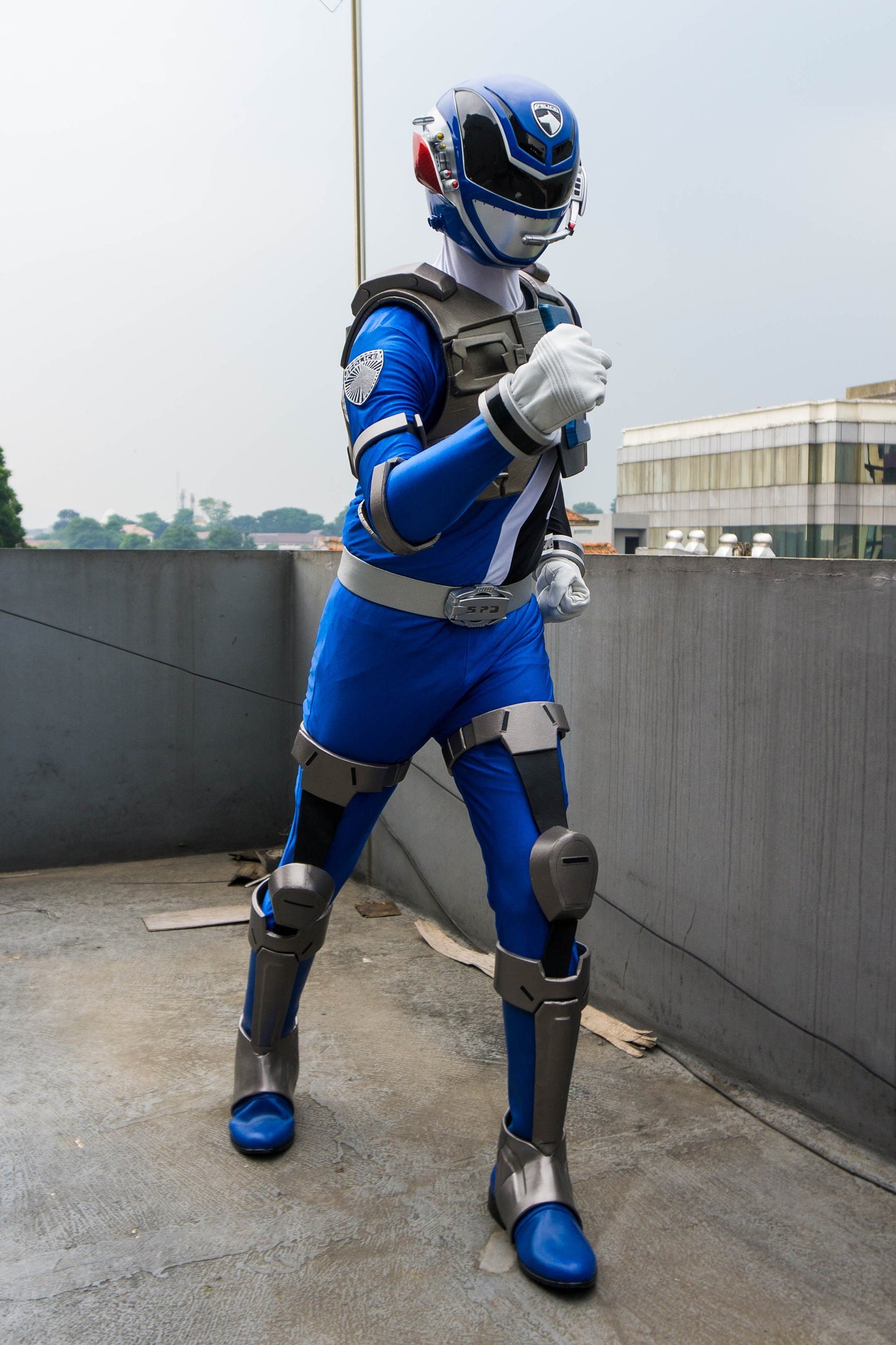 ANIKI SPD SWAT mode Cosplay Ranger Costume