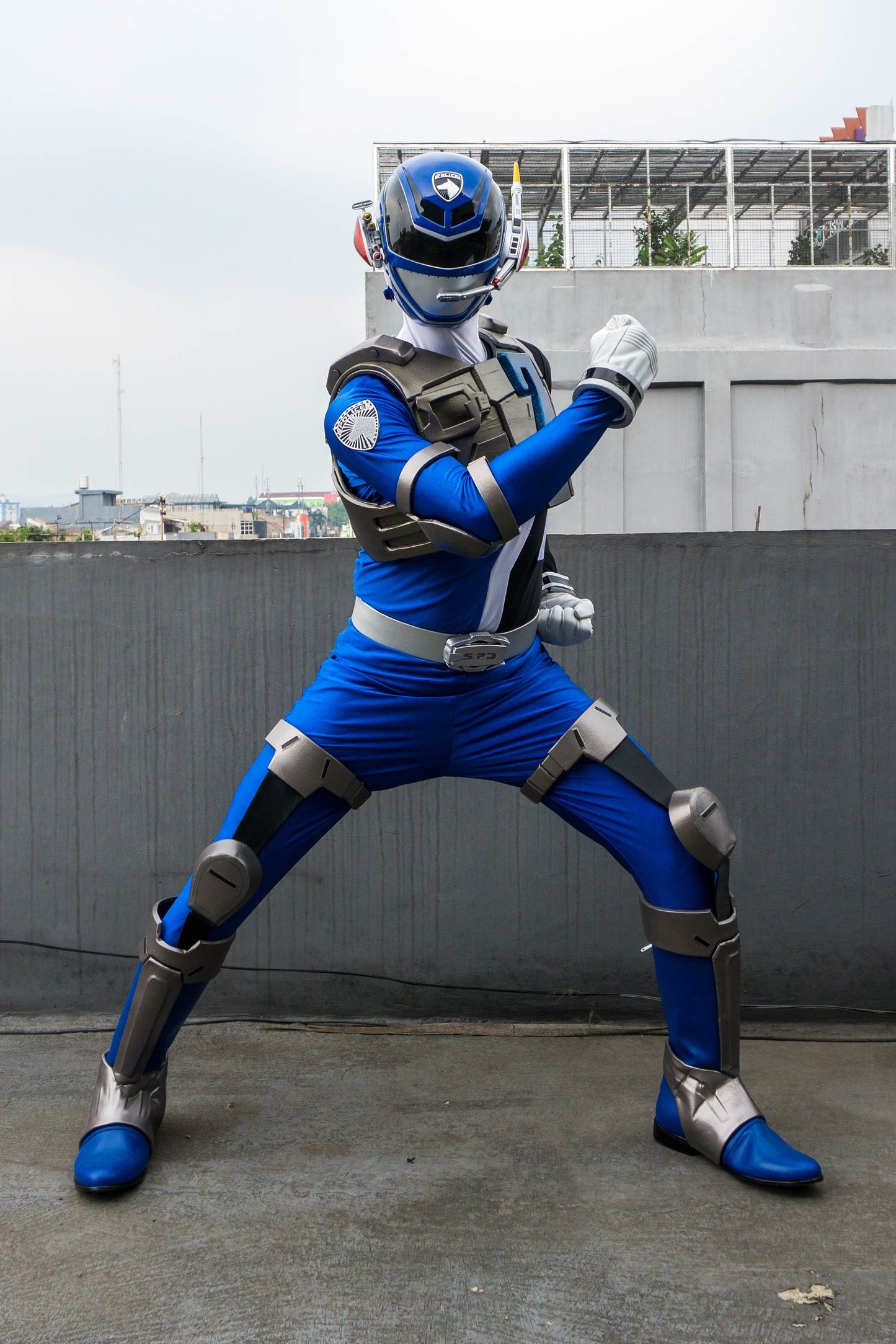 ANIKI SPD SWAT mode Cosplay Ranger Costume