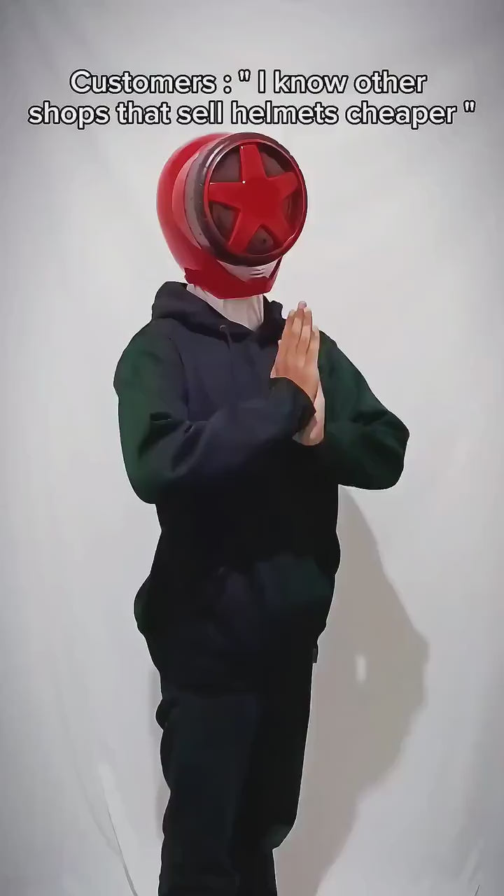 ANIKI COSPLAY PREORDER Helmet BunBun (Red Only) With Special Launching Price